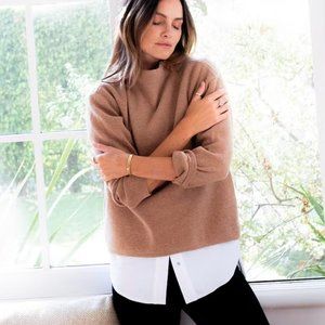 ADAY Wing It Cashmere Sweater